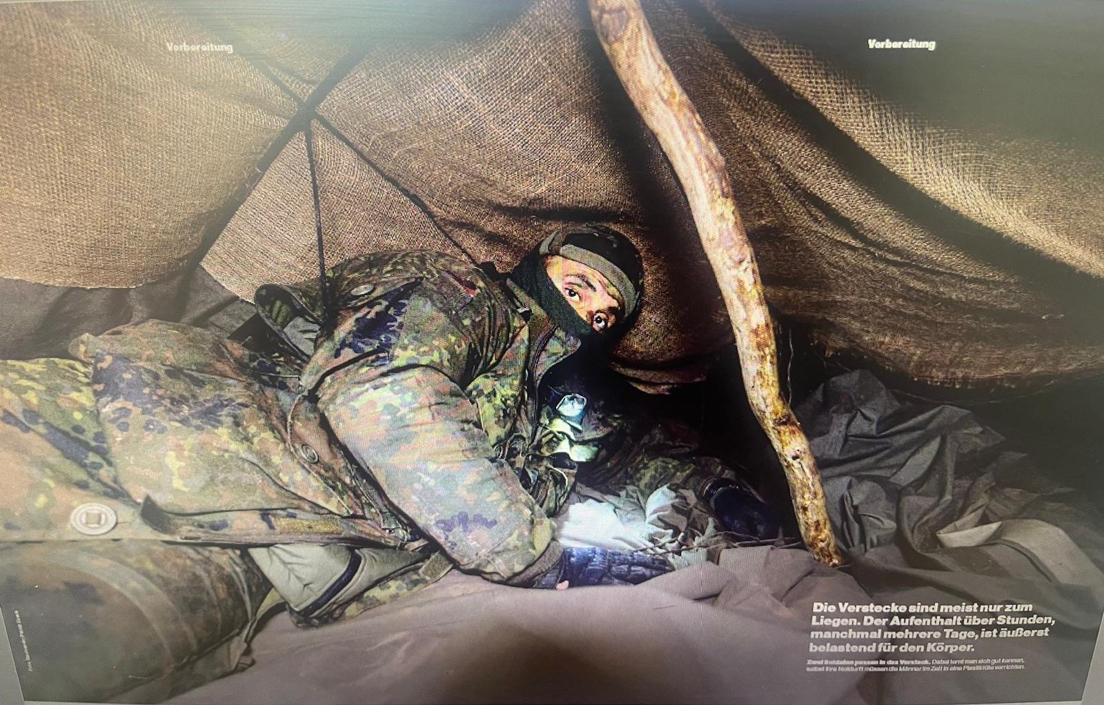 Fernspäher im Versteck, Reportage aus dem Y Magazin