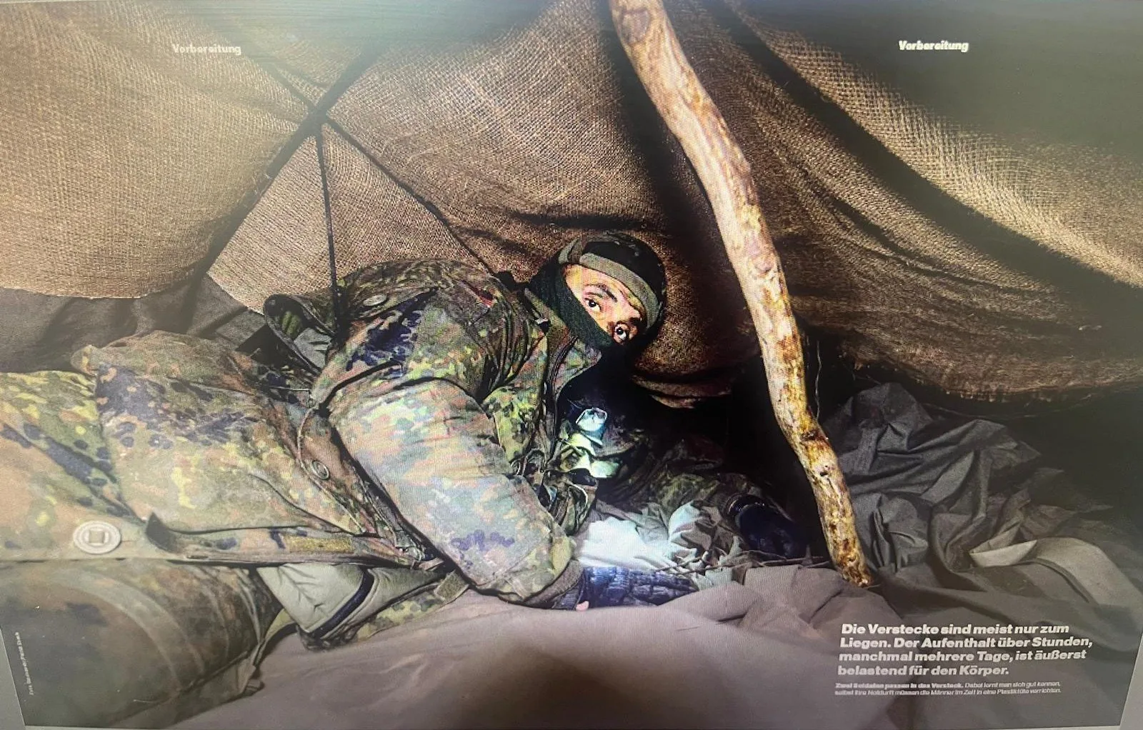 Fernspäher im Versteck, Reportage aus dem Y Magazin